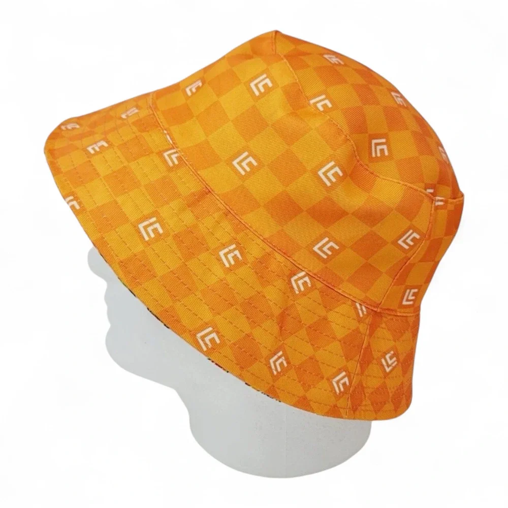 2PK Little Caesars Mountain Dew Mango Rush Reversible Bucket Hat Limited Edition